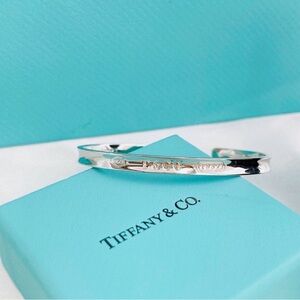 Tiffany & Co Narrow Silver Cuff Bracelet
